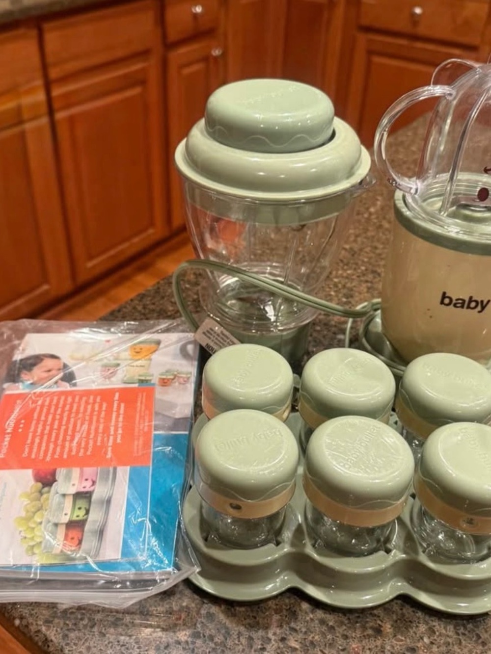 Baby Bullet Food Processor & Storage Set in Sage Green